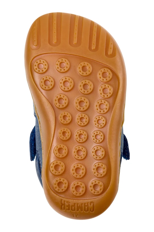 Детски сандали от кожа Camper Peu Cami FW K800665 тъмносин