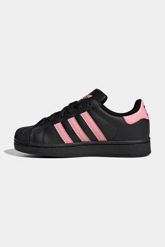 adidas Originals sneakersy dziecięce SUPERSTAR II czarny JP9445
