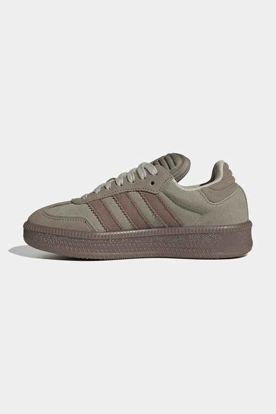 Otroške superge adidas Originals SAMBA XLG zelena KI6158