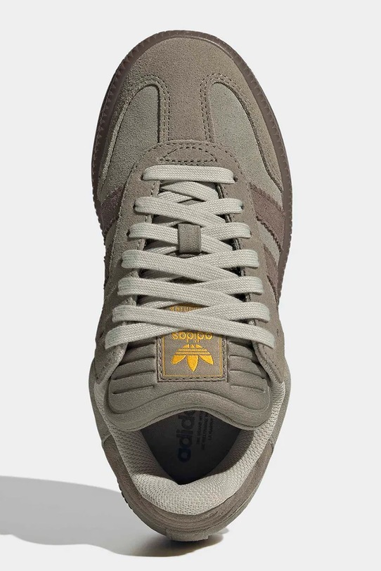 Otroške superge adidas Originals SAMBA XLG KI6158 zelena