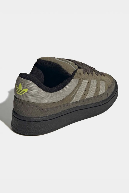 Deklice Otroške usnjene superge adidas Originals CAMPUS ST KI8731 zelena