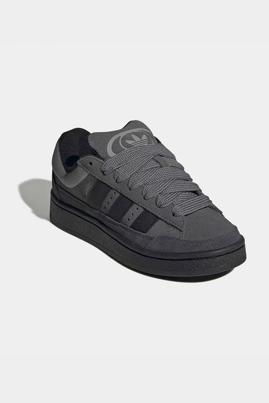 Otroške usnjene superge adidas Originals CAMPUS ST KI8729 črna SS26