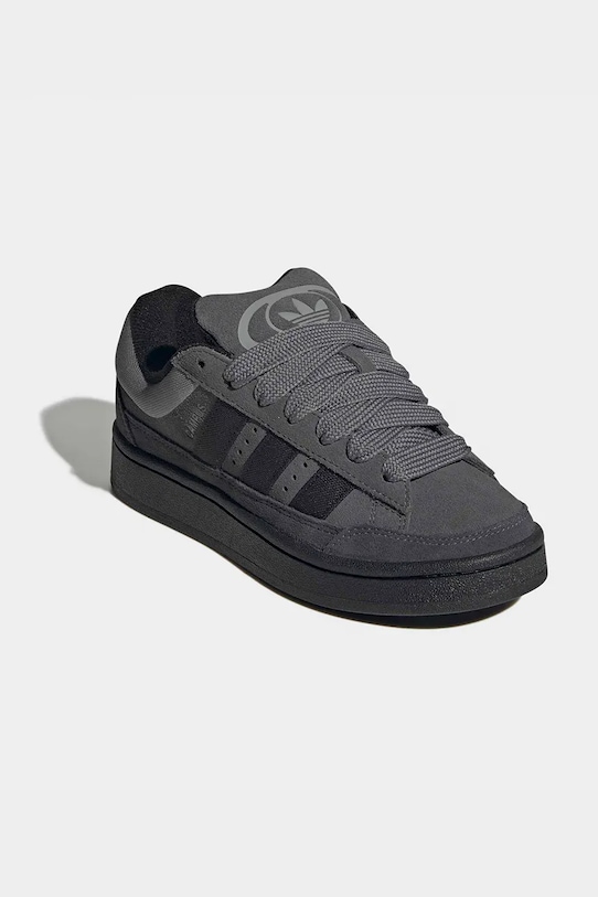 Dětské kožené tenisky adidas Originals CAMPUS ST KI8729 černá SS26