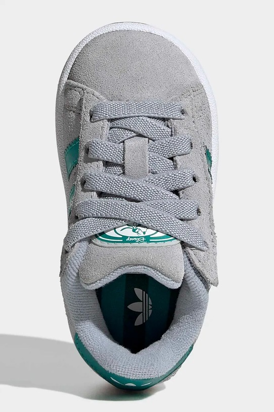 adidas Originals sneakersy skórzane dziecięce CAMPUS 00s LED LIGHTS IH6399 szary