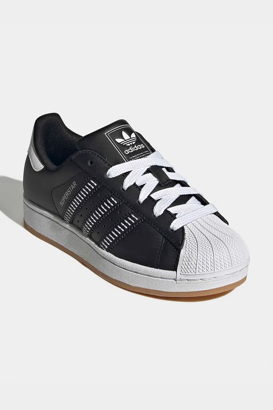 adidas Originals sneakersy dziecięce SUPERSTAR II HQ0029 czarny SS26