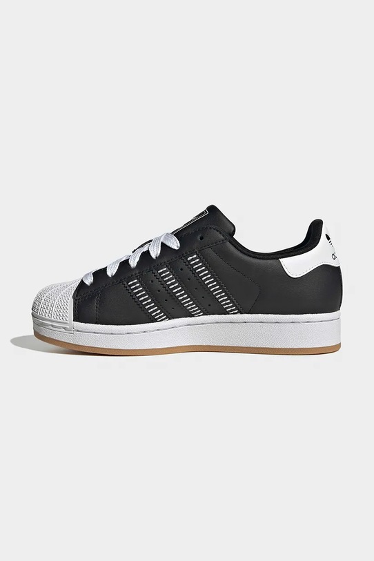 adidas Originals sneakersy dziecięce SUPERSTAR II czarny HQ0029