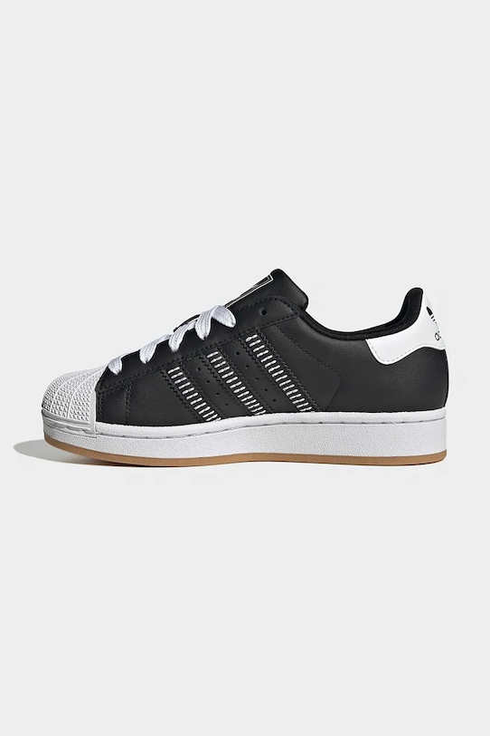 adidas Originals sneakersy dziecięce SUPERSTAR II czarny HQ0029