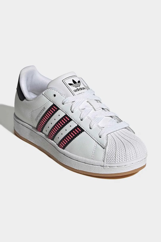 adidas Originals sneakersy dziecięce SUPERSTAR II HQ0030 biały SS26