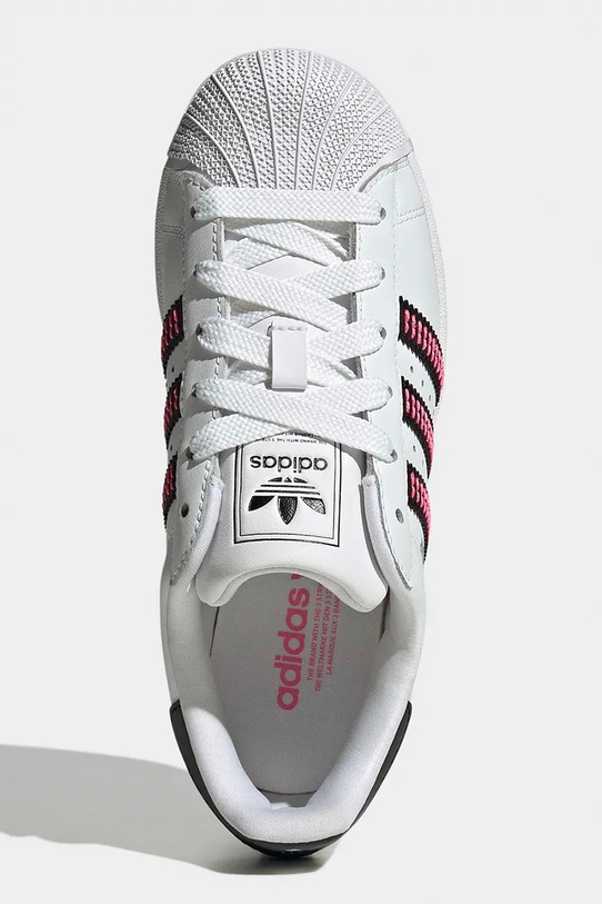 adidas Originals sneakersy dziecięce SUPERSTAR II HQ0030 biały