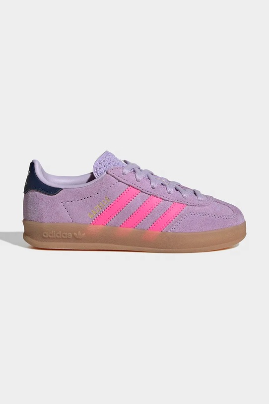 adidas Originals sneakersy dziecięce GAZELLE INDOOR syntetyczny fioletowy IH4009