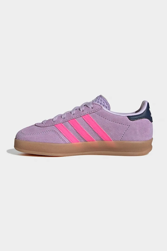 adidas Originals sneakersy dziecięce GAZELLE INDOOR fioletowy IH4009