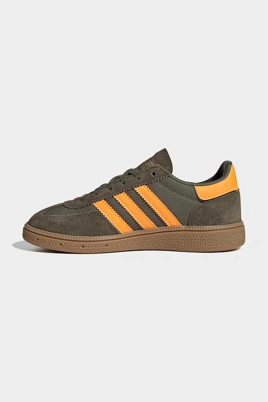 adidas Originals sneakersy zamszowe dziecięce HANDBALL SPEZIAL zielony KI8609