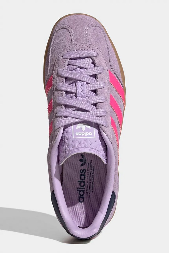 adidas Originals sneakersy dziecięce GAZELLE INDOOR IH6453 fioletowy