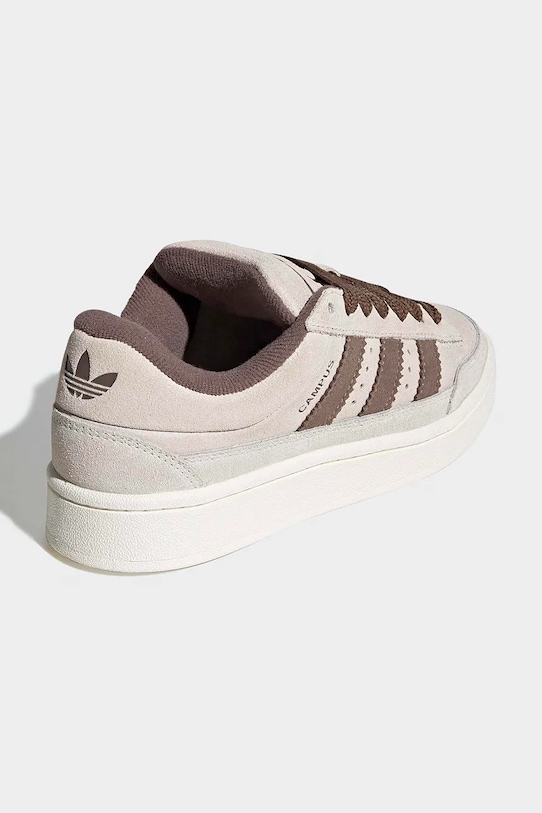 Момче adidas Originals CAMPUS ST маратонки за деца от велур KI9374 бежов