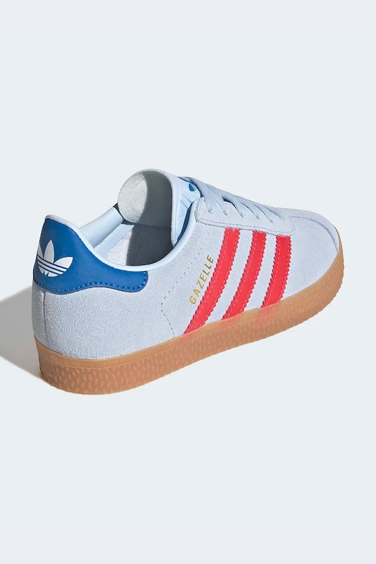 Chłopiec adidas Originals sneakersy zamszowe dziecięce GAZELLE KI4036 niebieski