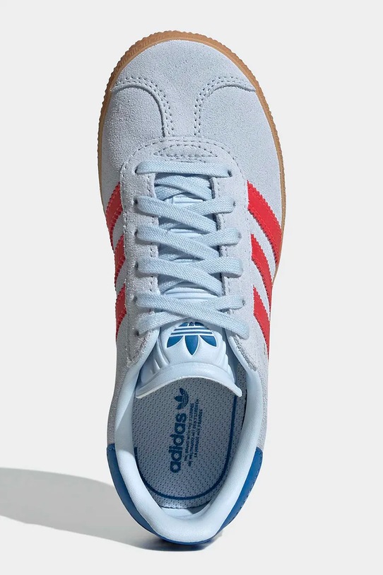 adidas Originals sneakersy zamszowe dziecięce GAZELLE KI4036 niebieski
