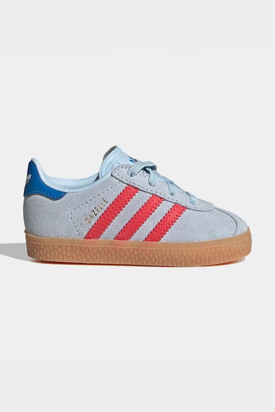 adidas Originals sneakersy zamszowe dziecięce GAZELLE skóra zamszowa niebieski KI4037