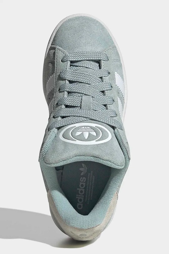 adidas Originals sneakersy zamszowe dziecięce CAMPUS 00s KH8808 turkusowy