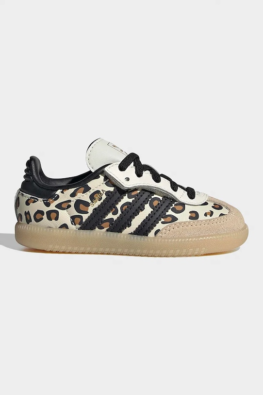 adidas Originals SAMBA OG sneakers boty dětské kožené béžová KJ0232