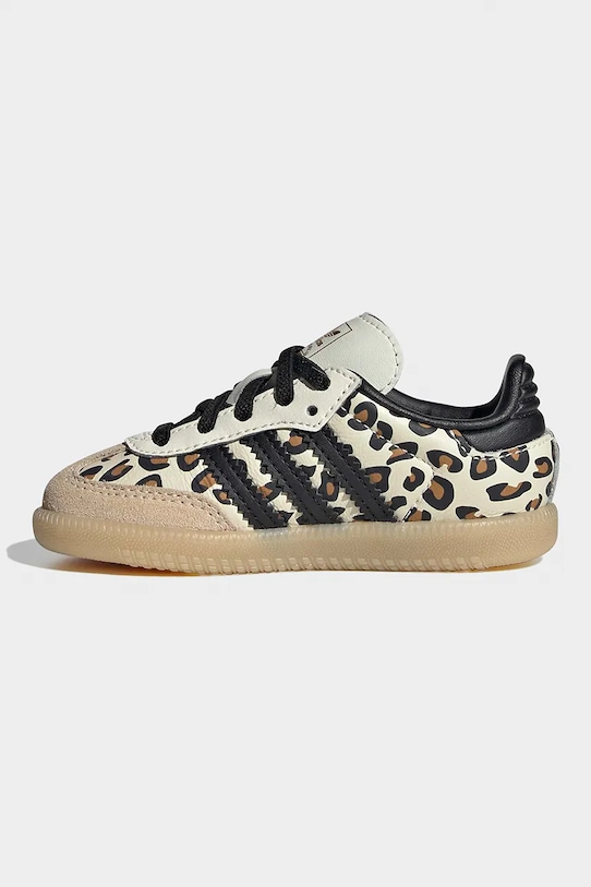 adidas Originals SAMBA OG sneakers boty dětské kožené béžová KJ0232