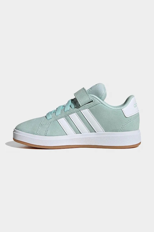 Adidas GRAND COURT 00s sneakersy dziecięce zamszowe turkusowy KJ0315