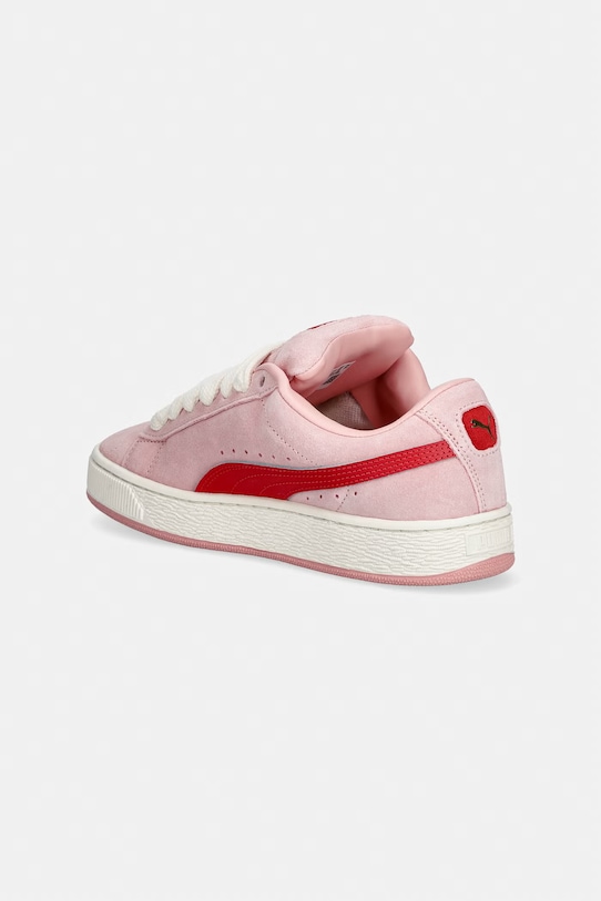 Chlapec Detské kožené tenisky Puma Suede XL Jr 396577 ružová