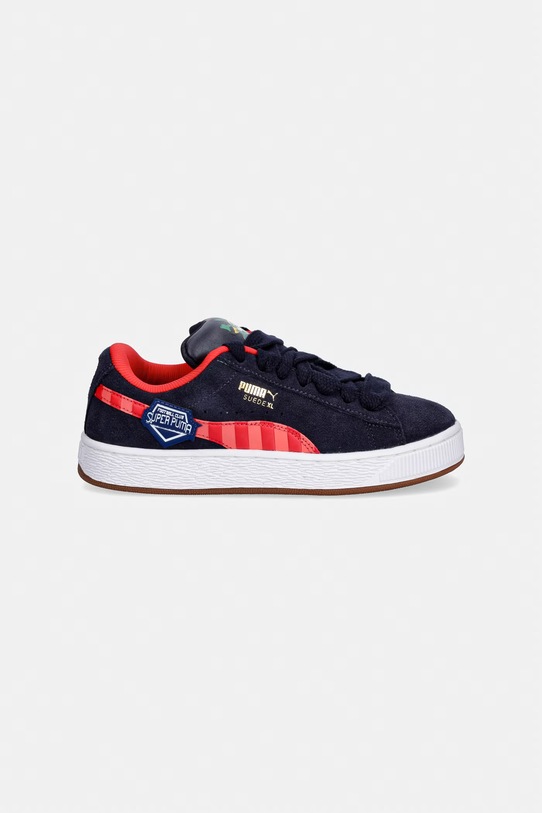 Puma sneakersy zamszowe dziecięce Suede XL Super Jr 404956 granatowy SS26