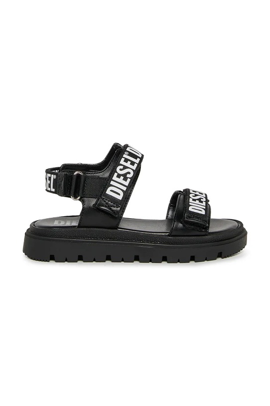Diesel sandały dziecięce D-SANTAP SANDALS czarny BC1067.KF018.33.35
