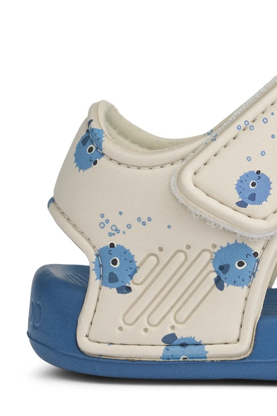 Chłopiec Liewood sandały dziecięce Blumer Printed Sandals LW17656.PPY2 niebieski