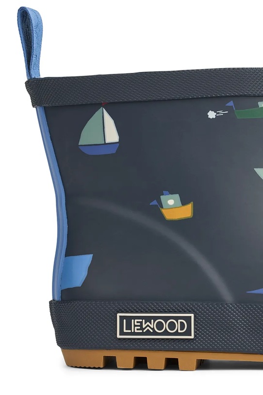 Chłopiec Liewood kalosze dziecięce Tekla Printed Rainboot LW17782.PPY2 granatowy