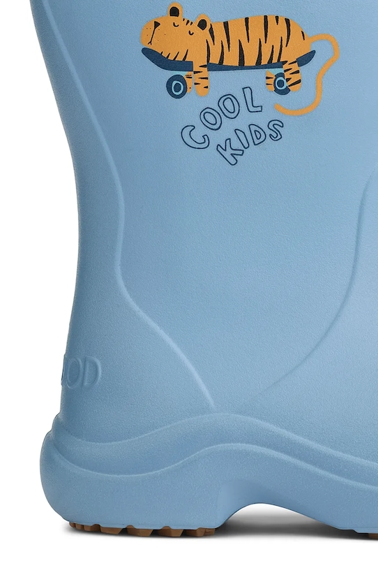 Chłopiec Liewood kalosze dziecięce Aston Rainboot LW20058.PPY2 niebieski