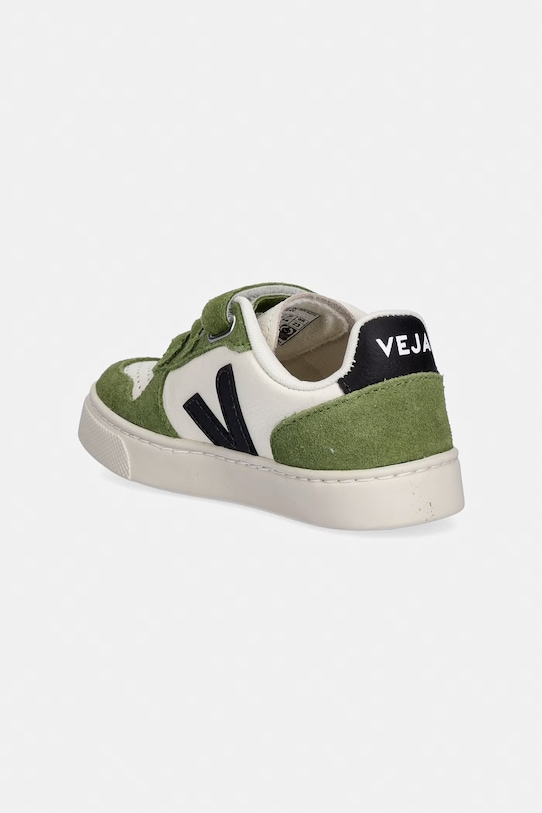 Chłopiec Veja Small V-10 sneakersy dziecięce skórzane CV0521506C.22.27 zielony