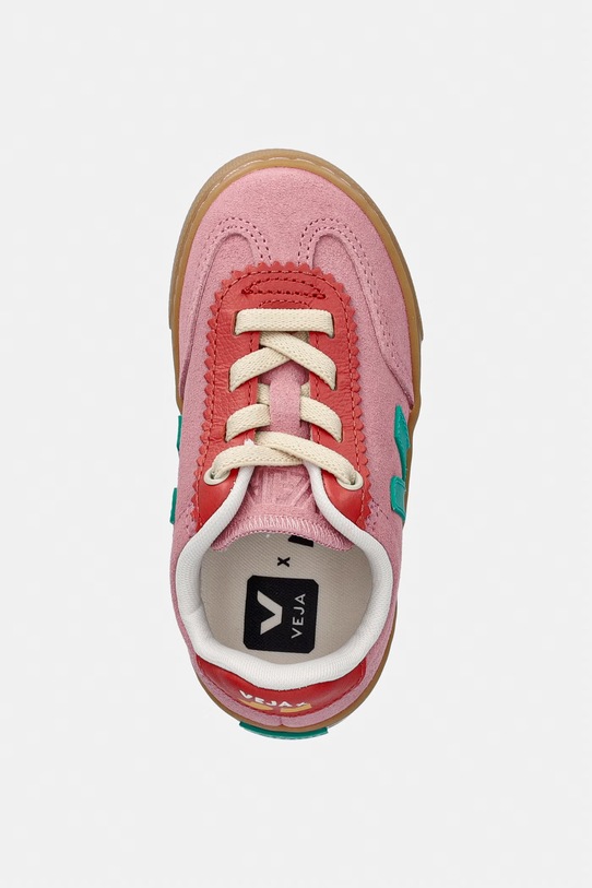 Dječje tenisice od brušene kože Veja VEJA X JELLY MALLOW SML VOLLEY roza JN0321676C.22.27