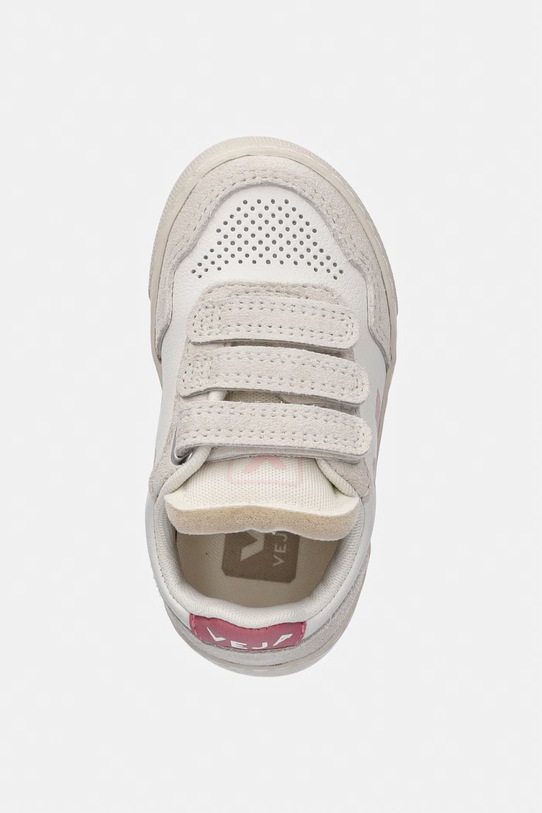 Veja Small V-90 sneakersy dziecięce skórzane beżowy SX2020636C.21.27