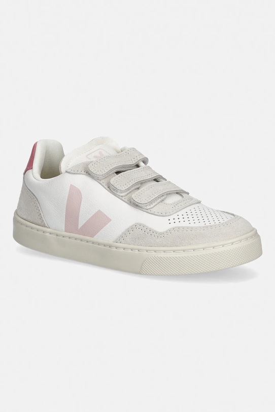 Veja sneakersy skórzane dziecięce Small V-90 skóra zamszowa biały SX2020636C.28.35