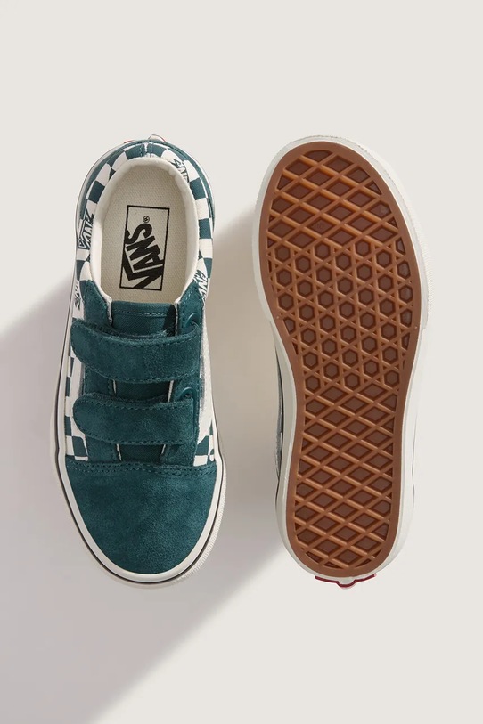Vans OLD SKOOL tenisówki dziecięce turkusowy VN000CYAFRJ1