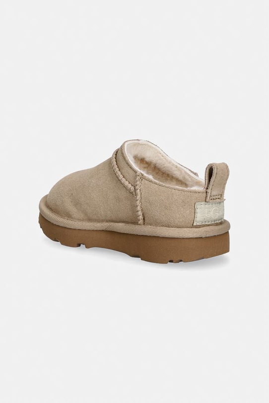 Хлопчик Дитячі замшеві зимові черевики UGG CLASSIC MICRO 1174410T бежевий