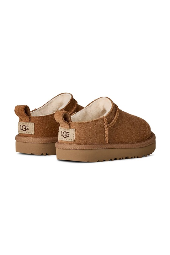 Chłopiec UGG buty zimowe zamszowe dziecięce CLASSIC MICRO 1174410T brązowy