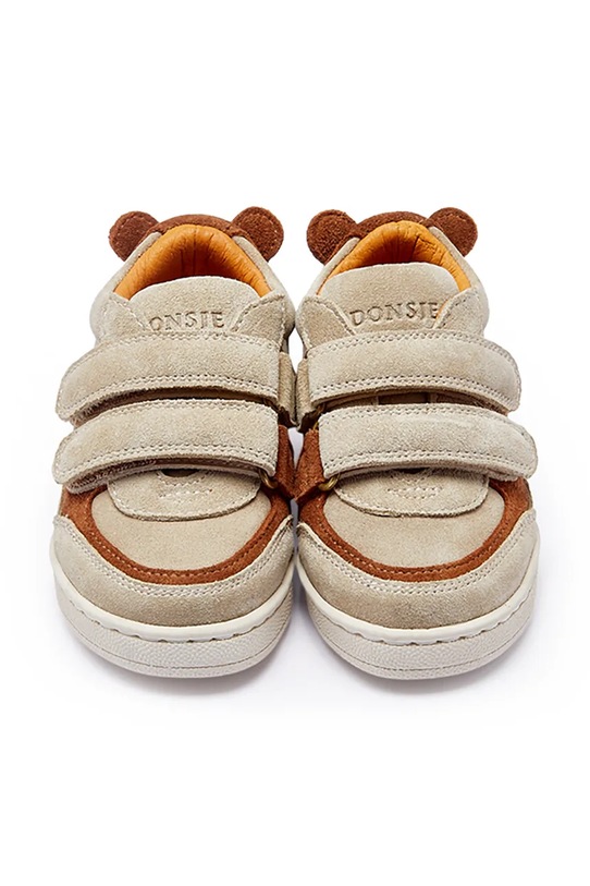 Donsje sneakersy zamszowe dziecięce Pinou Sneakers Bear beżowy 1505701