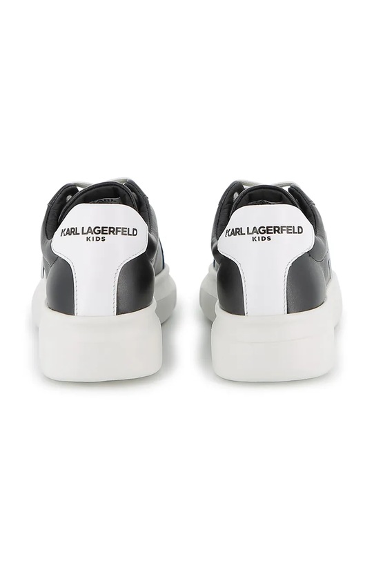 Detské kožené tenisky Karl Lagerfeld Z31182.30.35 čierna SS26