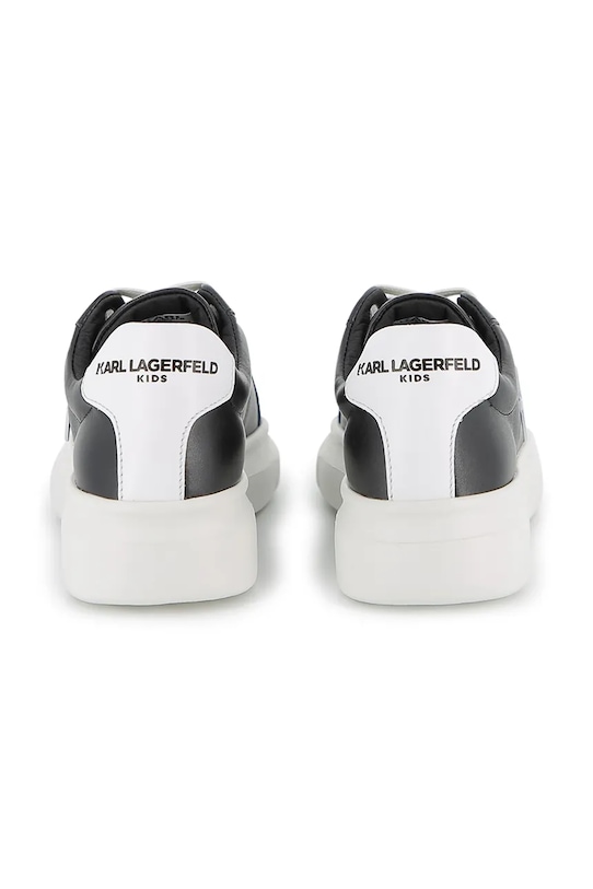 Dječje kožne tenisice Karl Lagerfeld Z31182.30.35 crna SS26