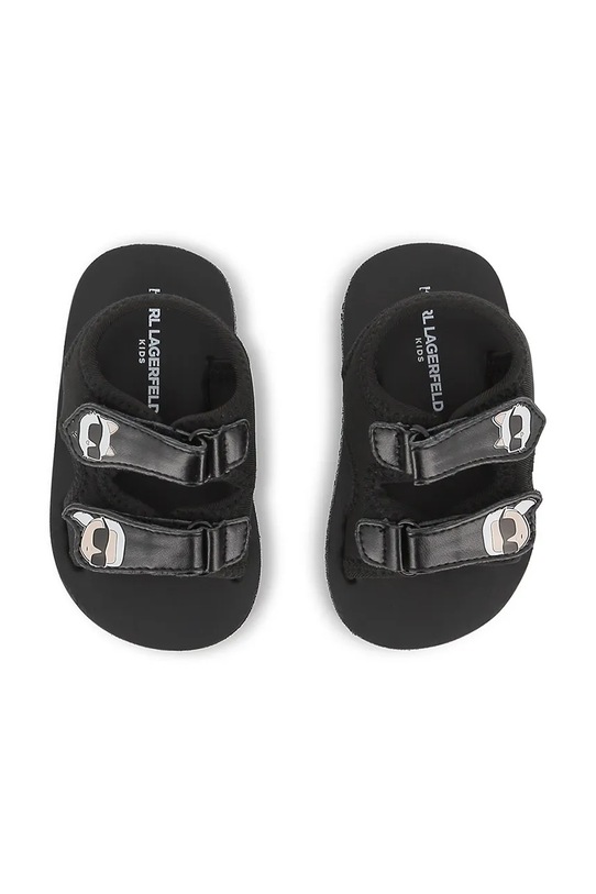 Chlapec Detské sandále Karl Lagerfeld Z31183.19.27 čierna