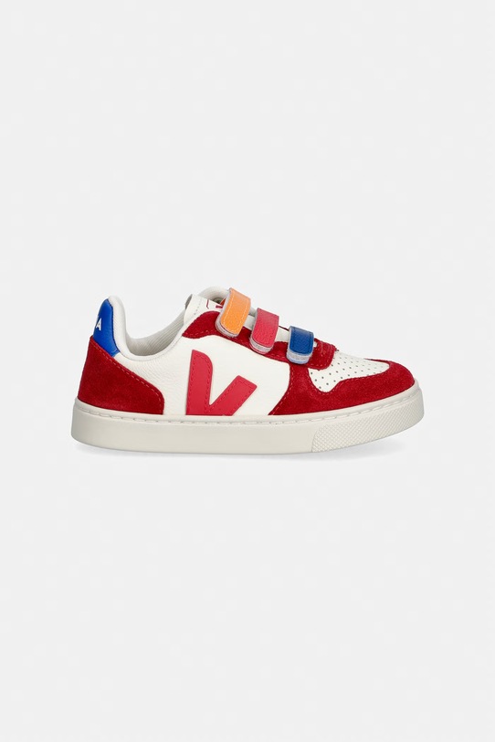 Veja Small V-10 sneakersy dziecięce skórzane CV0521501C.22.27 czerwony SS26