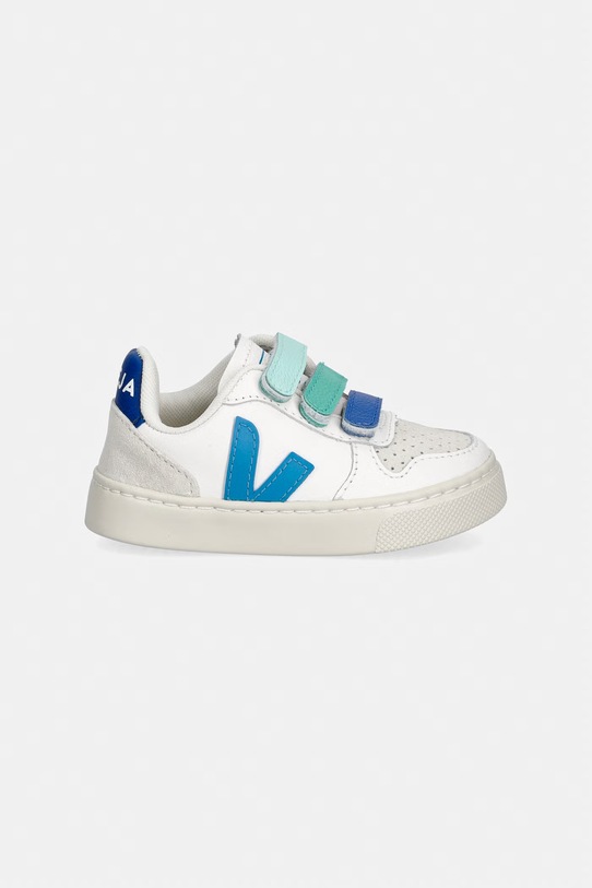 Veja Small V-10 sneakersy dziecięce skórzane CV0521503C.22.27 biały SS26