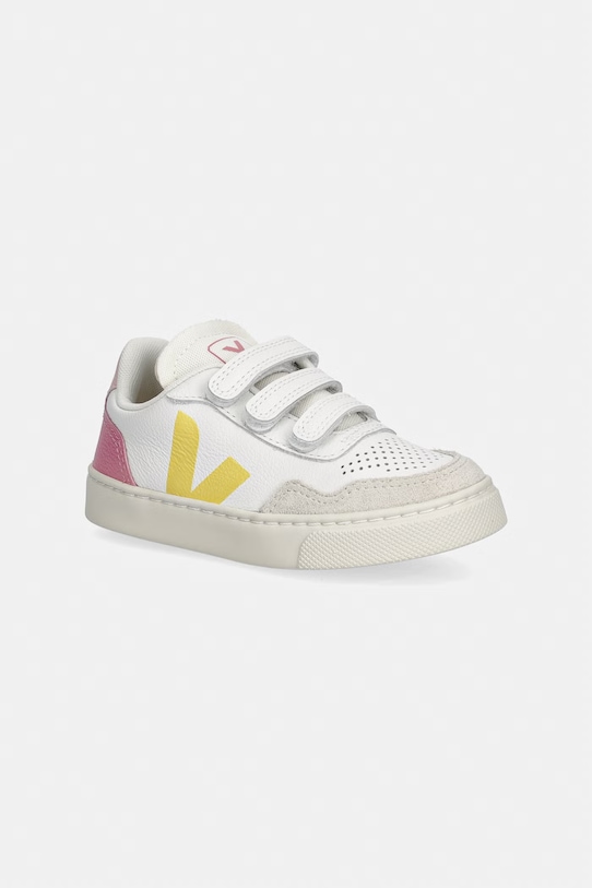 Veja Small V-90 sneakersy dziecięce skórzane biały SX2021510C.21.27