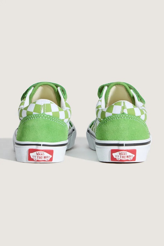 Момче Vans OLD SKOOL високи кецове за деца VN000CYDFPB1 зелен