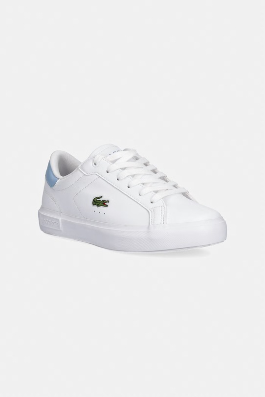 Παιδικά sneakers Lacoste απομίμηση λείου δέρματος λευκό 51SUJ0004
