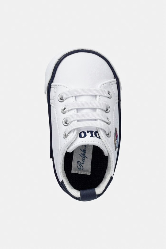 Polo Ralph Lauren buty niemowlęce QUILTON BEAR GORE HI LAYETTE biały RL06180101