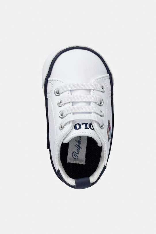 Polo Ralph Lauren buty niemowlęce QUILTON BEAR GORE HI LAYETTE biały RL06180101