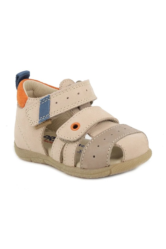 Primigi sandały dziecięce skórzane beżowy 1413300